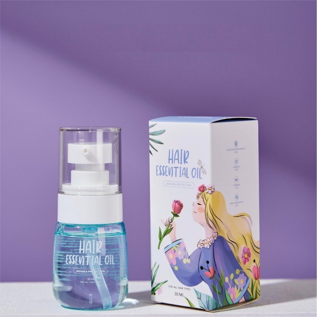 Custom Hair Oil Boxes