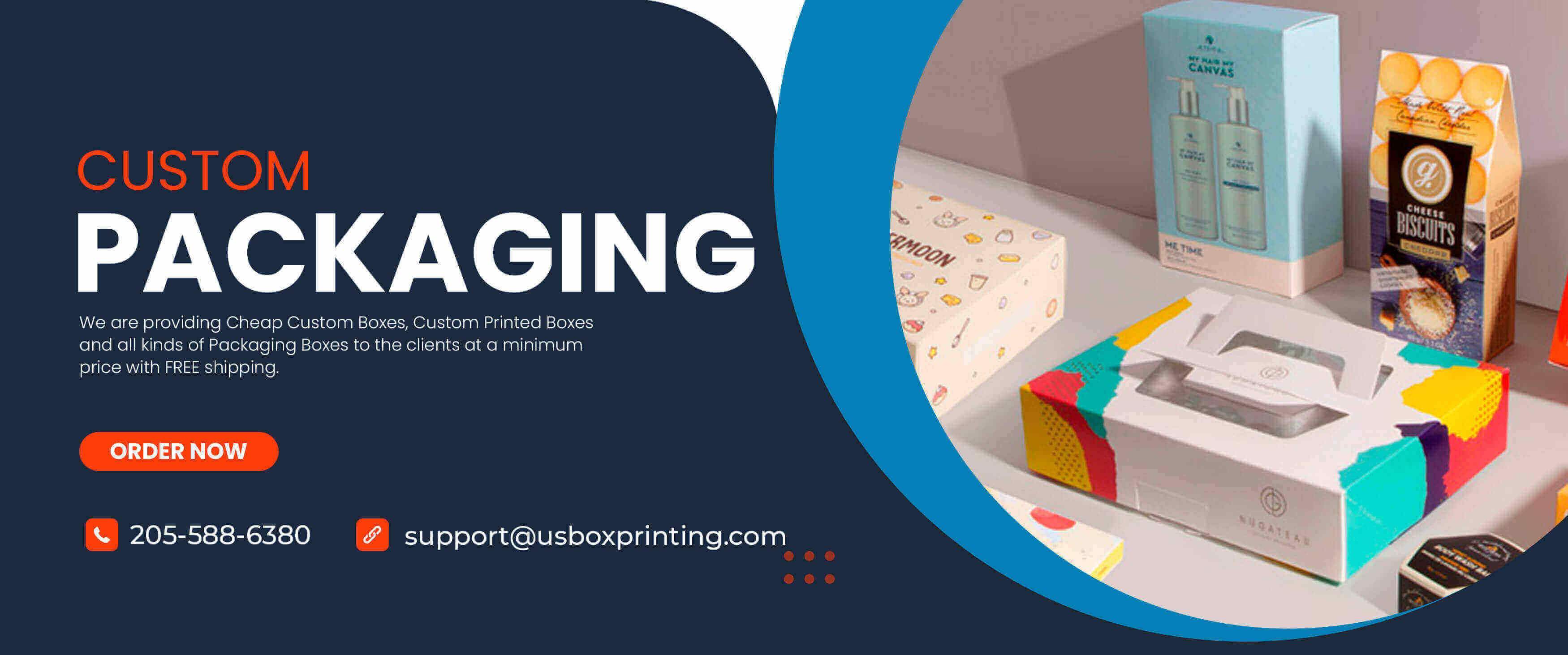 Cheap Custom Boxes With Logo | US Box Printing Company